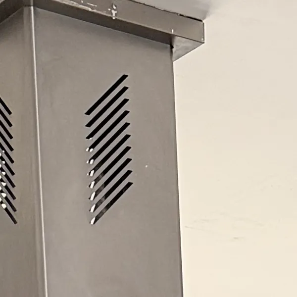 Campana de cocina en acero inoxidable